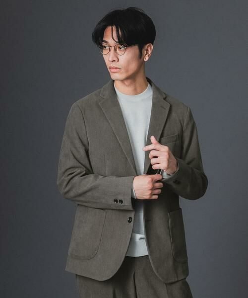 URBAN RESEARCH DOORS / アーバンリサーチ ドアーズ テーラードジャケット | LIFE STYLE TAILOR　コーデュロイコンフォータブルジャケット | 詳細3