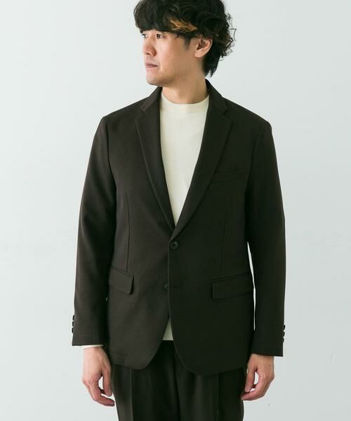 URBAN RESEARCH DOORS / アーバンリサーチ ドアーズ その他アウター | LIFE STYLE TAILOR　ウールライクソフトツイルストレッチジャケット | 詳細1