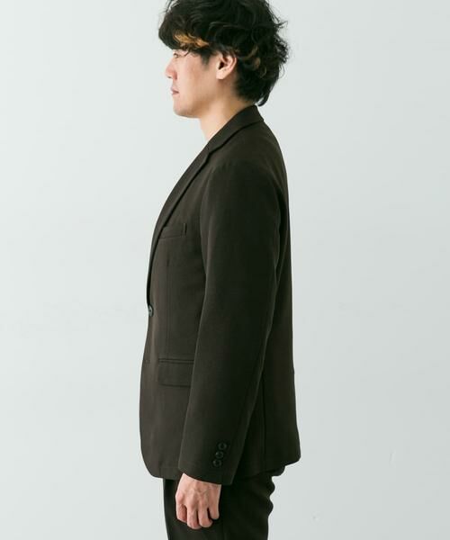 URBAN RESEARCH DOORS / アーバンリサーチ ドアーズ その他アウター | LIFE STYLE TAILOR　ウールライクソフトツイルストレッチジャケット | 詳細2