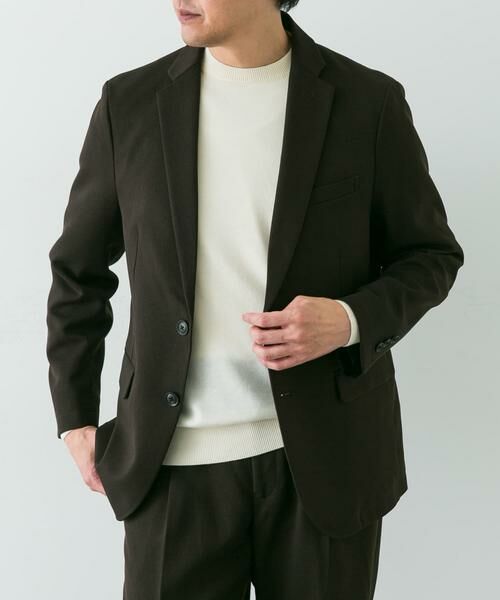 URBAN RESEARCH DOORS / アーバンリサーチ ドアーズ その他アウター | LIFE STYLE TAILOR　ウールライクソフトツイルストレッチジャケット | 詳細4