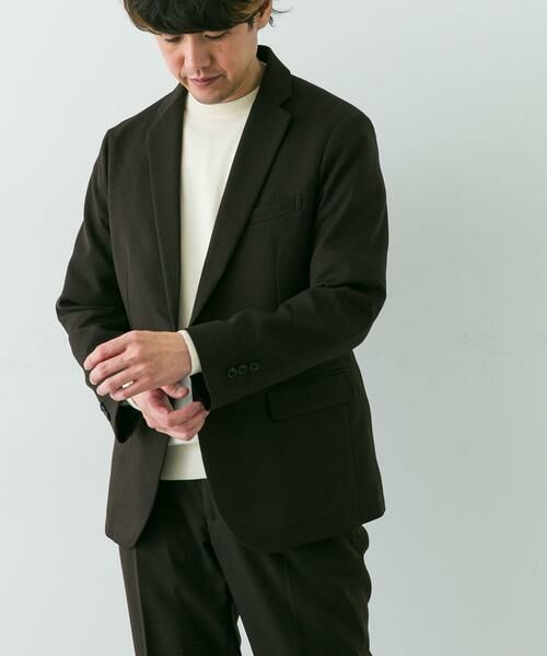 URBAN RESEARCH DOORS / アーバンリサーチ ドアーズ その他アウター | LIFE STYLE TAILOR　ウールライクソフトツイルストレッチジャケット | 詳細5