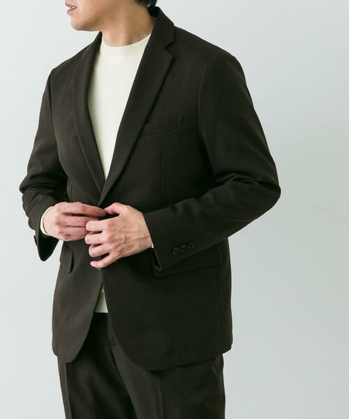 URBAN RESEARCH DOORS / アーバンリサーチ ドアーズ その他アウター | LIFE STYLE TAILOR　ウールライクソフトツイルストレッチジャケット | 詳細6