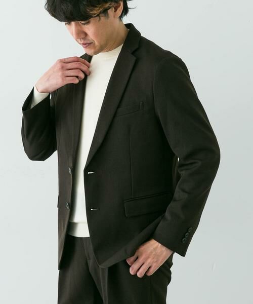 URBAN RESEARCH DOORS / アーバンリサーチ ドアーズ その他アウター | LIFE STYLE TAILOR　ウールライクソフトツイルストレッチジャケット | 詳細7