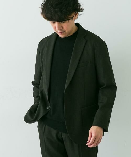 URBAN RESEARCH DOORS / アーバンリサーチ ドアーズ その他アウター | LIFE STYLE TAILOR　ブラッシュドウールライクストレッチジャケット | 詳細2