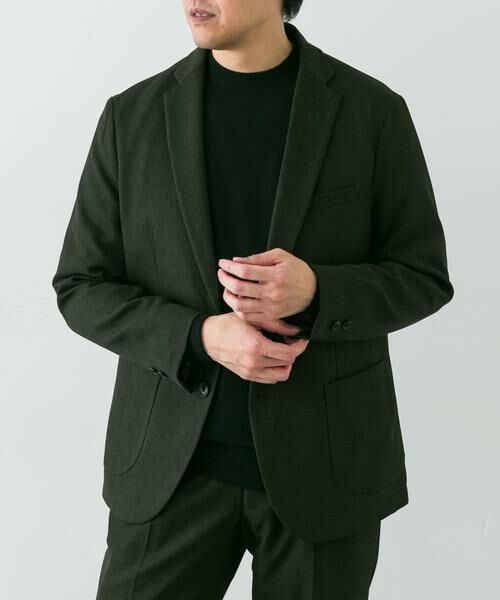 URBAN RESEARCH DOORS / アーバンリサーチ ドアーズ その他アウター | LIFE STYLE TAILOR　ブラッシュドウールライクストレッチジャケット | 詳細4