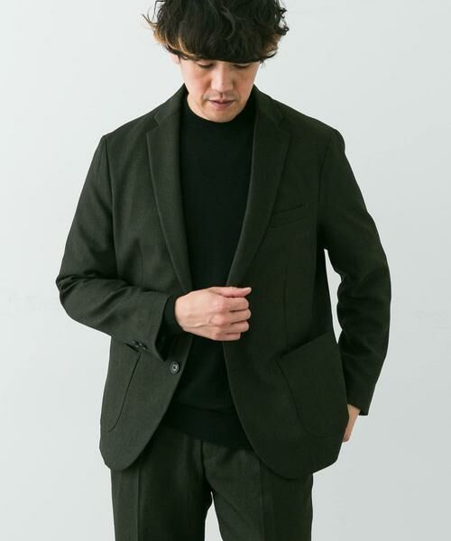URBAN RESEARCH DOORS / アーバンリサーチ ドアーズ その他アウター | LIFE STYLE TAILOR　ブラッシュドウールライクストレッチジャケット | 詳細5