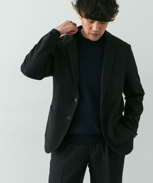 URBAN RESEARCH DOORS / アーバンリサーチ ドアーズ その他アウター | LIFE STYLE TAILOR　ブラッシュドウールライクストレッチジャケット | 詳細13