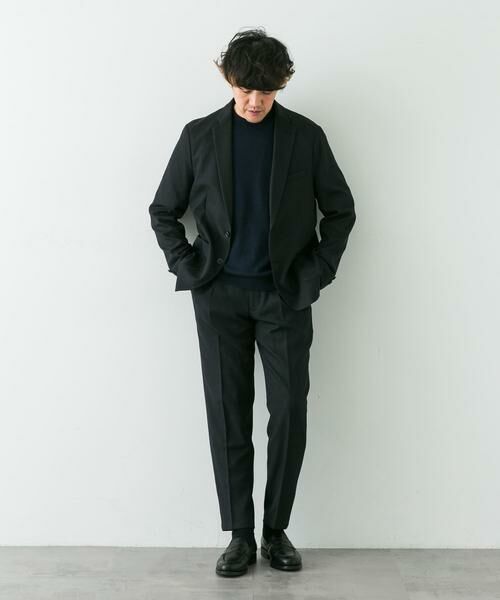 URBAN RESEARCH DOORS / アーバンリサーチ ドアーズ その他アウター | LIFE STYLE TAILOR　ブラッシュドウールライクストレッチジャケット | 詳細15