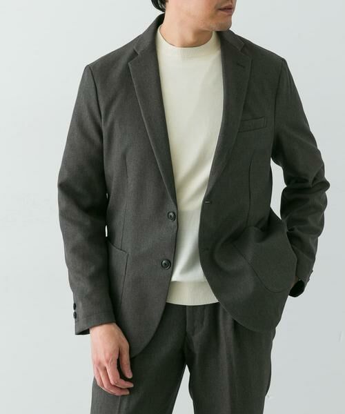 URBAN RESEARCH DOORS / アーバンリサーチ ドアーズ その他アウター | LIFE STYLE TAILOR　ブラッシュドウールライクストレッチジャケット | 詳細26