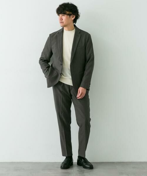 URBAN RESEARCH DOORS / アーバンリサーチ ドアーズ その他アウター | LIFE STYLE TAILOR　ブラッシュドウールライクストレッチジャケット | 詳細28