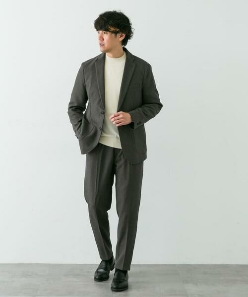 URBAN RESEARCH DOORS / アーバンリサーチ ドアーズ その他アウター | LIFE STYLE TAILOR　ブラッシュドウールライクストレッチジャケット | 詳細29