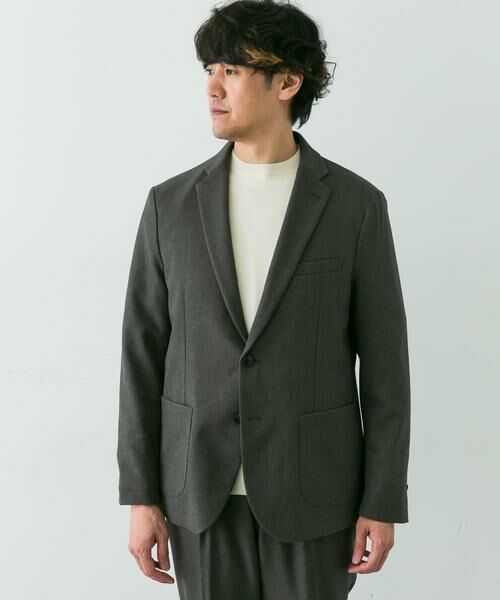 URBAN RESEARCH DOORS / アーバンリサーチ ドアーズ その他アウター | LIFE STYLE TAILOR　ブラッシュドウールライクストレッチジャケット | 詳細30