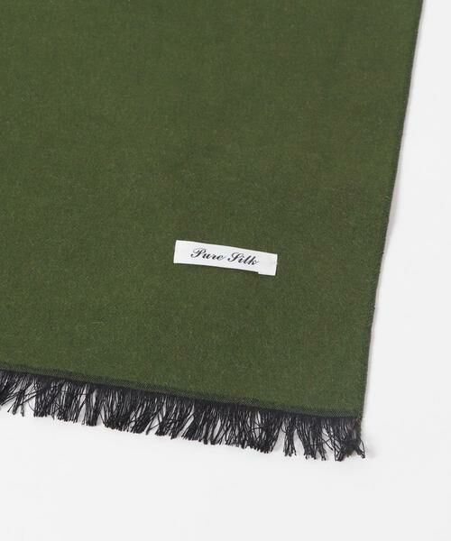 URBAN RESEARCH DOORS / アーバンリサーチ ドアーズ マフラー・ショール・スヌード・ストール | LIFE STYLE TAILOR　シルクリバーシブルマフラー | 詳細3