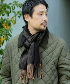 URBAN RESEARCH DOORS / アーバンリサーチ ドアーズ マフラー・ショール・スヌード・ストール | LIFE STYLE TAILOR　サイドラインウールマフラー