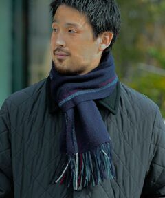 URBAN RESEARCH DOORS / アーバンリサーチ ドアーズ マフラー・ショール・スヌード・ストール | LIFE STYLE TAILOR　サイドラインウールマフラー