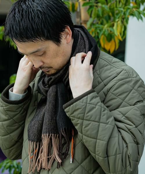 URBAN RESEARCH DOORS / アーバンリサーチ ドアーズ マフラー・ショール・スヌード・ストール | LIFE STYLE TAILOR　サイドラインウールマフラー | 詳細7