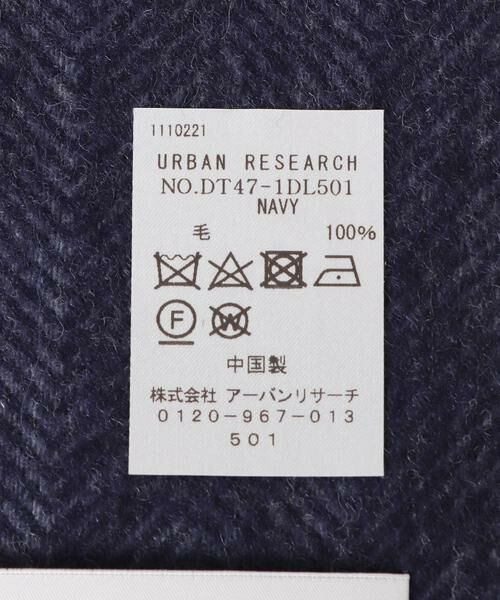 URBAN RESEARCH DOORS / アーバンリサーチ ドアーズ マフラー・ショール・スヌード・ストール | LIFE STYLE TAILOR　サイドラインウールマフラー | 詳細17