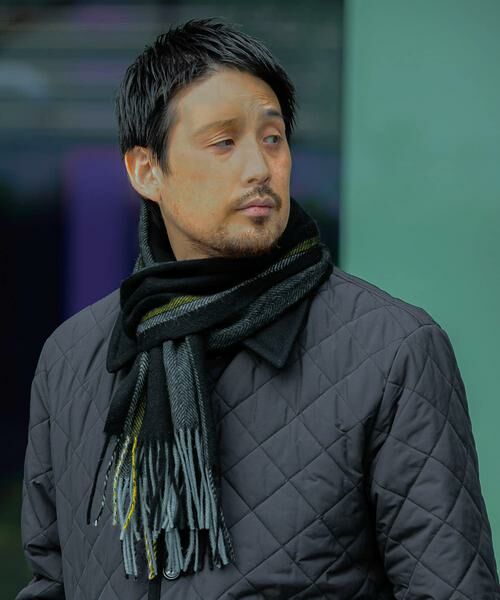 URBAN RESEARCH DOORS / アーバンリサーチ ドアーズ マフラー・ショール・スヌード・ストール | LIFE STYLE TAILOR　サイドラインウールマフラー | 詳細18