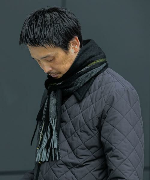 URBAN RESEARCH DOORS / アーバンリサーチ ドアーズ マフラー・ショール・スヌード・ストール | LIFE STYLE TAILOR　サイドラインウールマフラー | 詳細19