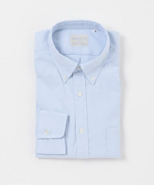 URBAN RESEARCH DOORS/アーバンリサーチ ドアーズ 『イージーケア』LIFE STYLE TAILOR マルチスペック CLASSIC OX BDシャツ ブルー S