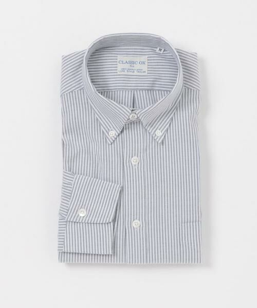 URBAN RESEARCH DOORS/アーバンリサーチ ドアーズ 『イージーケア』LIFE STYLE TAILOR マルチスペック CLASSIC OX BDシャツ ストライプ M