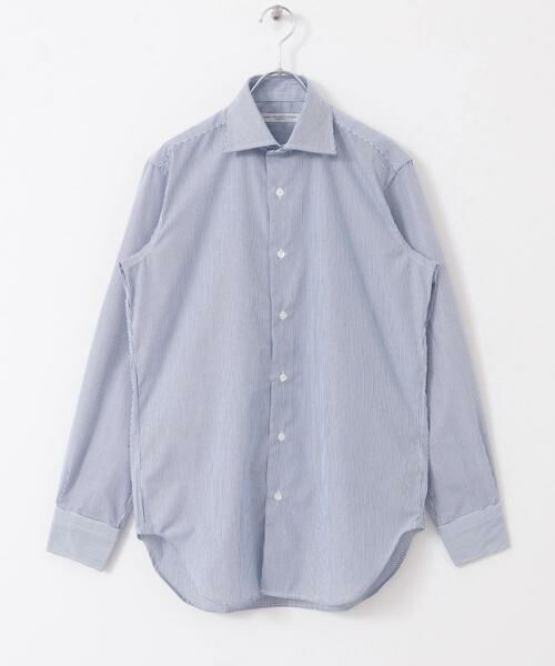 URBAN RESEARCH DOORS / アーバンリサーチ ドアーズ シャツ・ブラウス | 『イージーケア』LIFE STYLE TAILOR セミワイド細ストライプシャツ | 詳細2