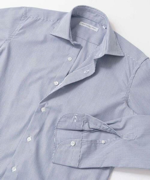 URBAN RESEARCH DOORS / アーバンリサーチ ドアーズ シャツ・ブラウス | 『イージーケア』LIFE STYLE TAILOR セミワイド細ストライプシャツ | 詳細3