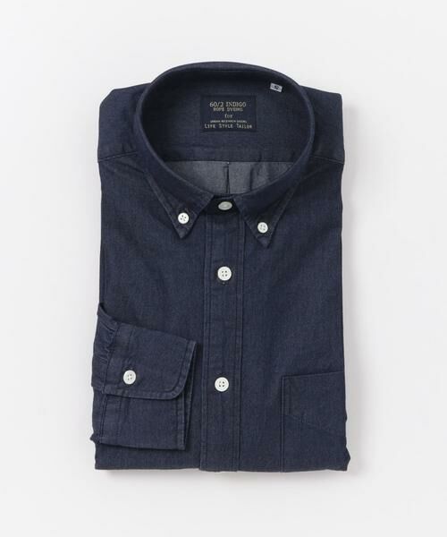 URBAN RESEARCH DOORS/アーバンリサーチ ドアーズ LIFE STYLE TAILOR デニムボタンダウンシャツ ネイビー M URBAN RESEARCH DOORS/アーバンリサーチ ドアーズ LIFE STYLE TAILOR デニムボタンダウンシャツ ネイビー M
