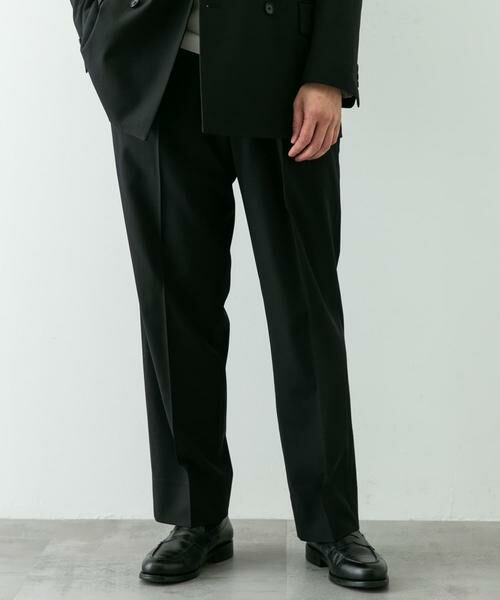 URBAN RESEARCH DOORS / アーバンリサーチ ドアーズ スラックス・ドレスパンツ | 『イージーケア』LIFE STYLE TAILOR　ストレッチオックス2タックパンツ | 詳細1