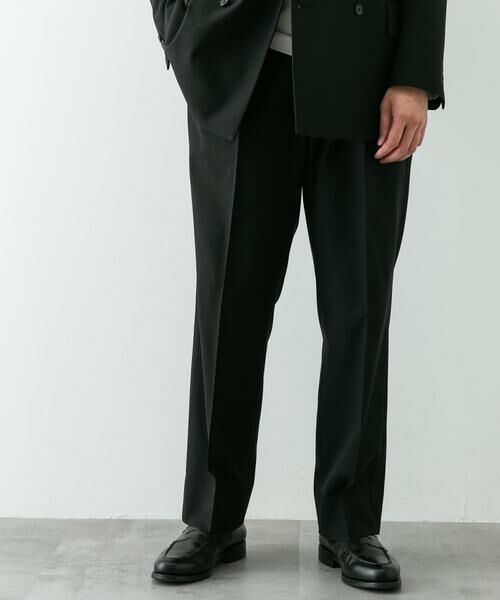 URBAN RESEARCH DOORS / アーバンリサーチ ドアーズ スラックス・ドレスパンツ | 『イージーケア』LIFE STYLE TAILOR　ストレッチオックス2タックパンツ | 詳細2