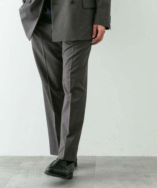 URBAN RESEARCH DOORS / アーバンリサーチ ドアーズ スラックス・ドレスパンツ | 『イージーケア』LIFE STYLE TAILOR　ストレッチオックス2タックパンツ | 詳細12