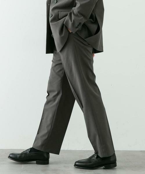 URBAN RESEARCH DOORS / アーバンリサーチ ドアーズ スラックス・ドレスパンツ | 『イージーケア』LIFE STYLE TAILOR　ストレッチオックス2タックパンツ | 詳細13