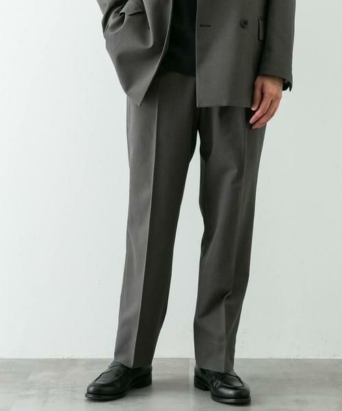 URBAN RESEARCH DOORS / アーバンリサーチ ドアーズ スラックス・ドレスパンツ | 『イージーケア』LIFE STYLE TAILOR　ストレッチオックス2タックパンツ | 詳細14