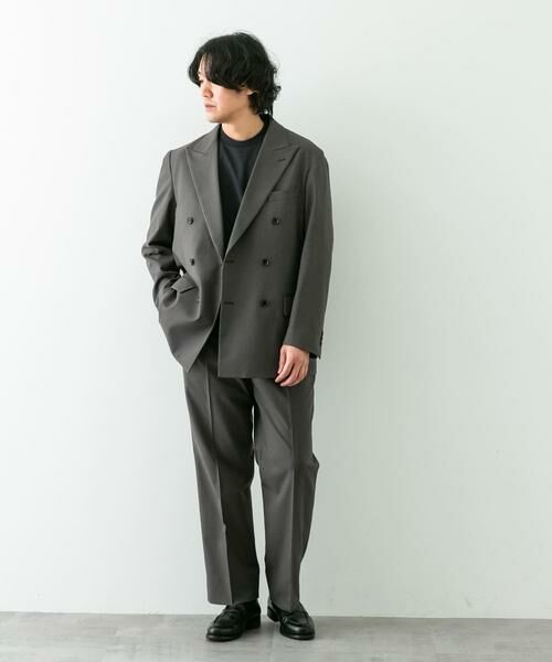 URBAN RESEARCH DOORS / アーバンリサーチ ドアーズ スラックス・ドレスパンツ | 『イージーケア』LIFE STYLE TAILOR　ストレッチオックス2タックパンツ | 詳細15
