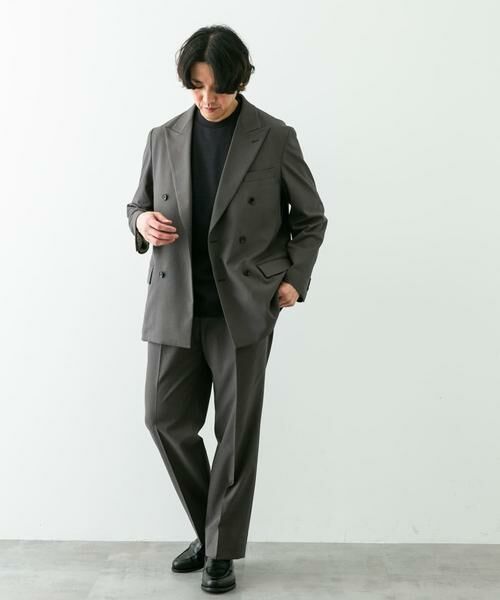 URBAN RESEARCH DOORS / アーバンリサーチ ドアーズ スラックス・ドレスパンツ | 『イージーケア』LIFE STYLE TAILOR　ストレッチオックス2タックパンツ | 詳細16