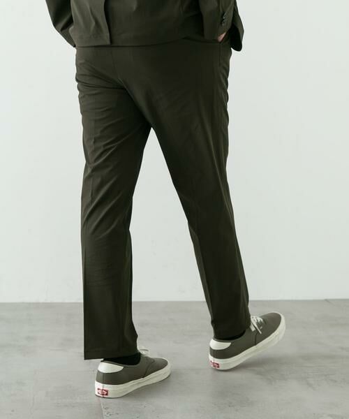 URBAN RESEARCH DOORS / アーバンリサーチ ドアーズ スラックス・ドレスパンツ | 『イージーケア』LIFE STYLE TAILOR リップストップナイロンストレッチパンツ | 詳細4