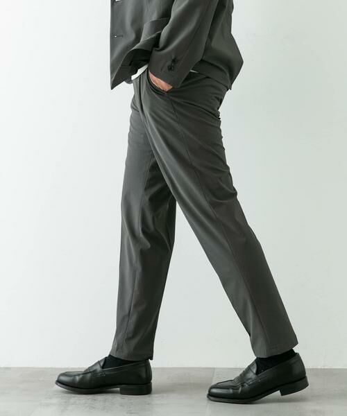 URBAN RESEARCH DOORS / アーバンリサーチ ドアーズ スラックス・ドレスパンツ | 『イージーケア』LIFE STYLE TAILOR リップストップナイロンストレッチパンツ | 詳細19