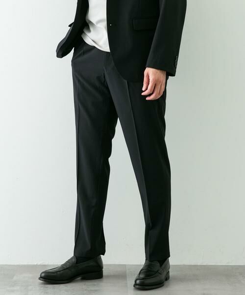 URBAN RESEARCH DOORS / アーバンリサーチ ドアーズ スラックス・ドレスパンツ | 『イージーケア』LIFE STYLE TAILOR 4WAYストレッチポリエステルパンツ | 詳細1