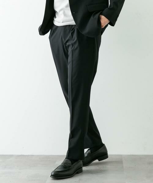 URBAN RESEARCH DOORS / アーバンリサーチ ドアーズ スラックス・ドレスパンツ | 『イージーケア』LIFE STYLE TAILOR 4WAYストレッチポリエステルパンツ | 詳細2