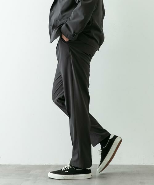 URBAN RESEARCH DOORS / アーバンリサーチ ドアーズ スラックス・ドレスパンツ | 『イージーケア』LIFE STYLE TAILOR 4WAYストレッチポリエステルパンツ | 詳細11