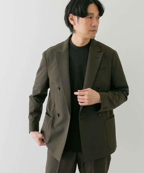 URBAN RESEARCH DOORS / アーバンリサーチ ドアーズ テーラードジャケット | 『イージーケア』LIFE STYLE TAILOR　4WAYストレッチコンフォータブルWジャケット | 詳細3