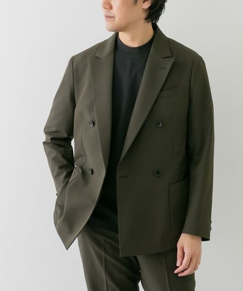 URBAN RESEARCH DOORS / アーバンリサーチ ドアーズ テーラードジャケット | 『イージーケア』LIFE STYLE TAILOR　4WAYストレッチコンフォータブルWジャケット | 詳細4