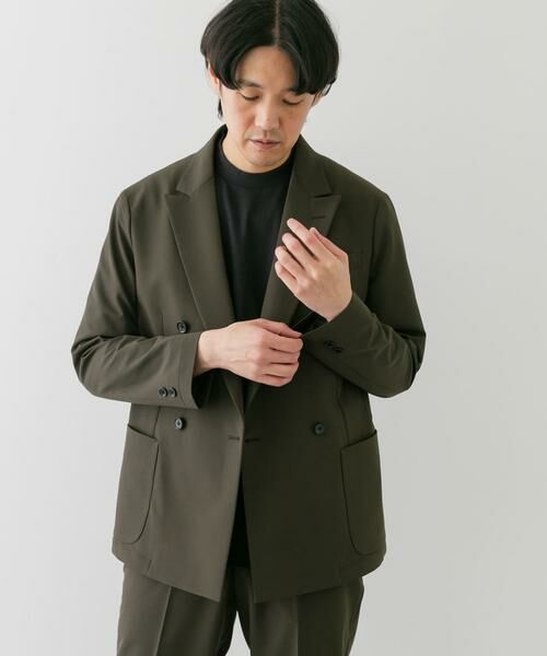 URBAN RESEARCH DOORS / アーバンリサーチ ドアーズ テーラードジャケット | 『イージーケア』LIFE STYLE TAILOR　4WAYストレッチコンフォータブルWジャケット | 詳細6
