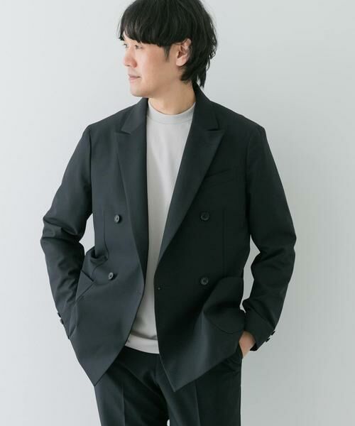 URBAN RESEARCH DOORS / アーバンリサーチ ドアーズ テーラードジャケット | 『イージーケア』LIFE STYLE TAILOR　4WAYストレッチコンフォータブルWジャケット | 詳細15