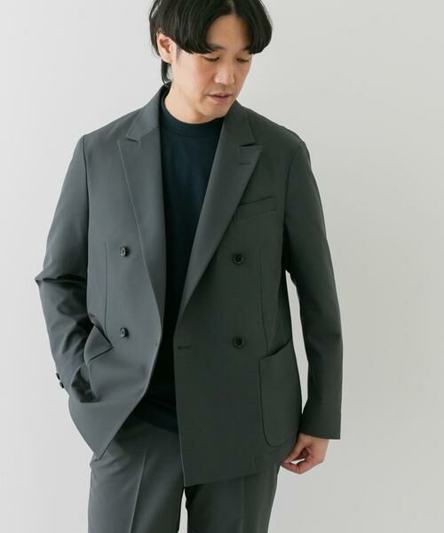 URBAN RESEARCH DOORS/アーバンリサーチ ドアーズ 『イージーケア』LIFE STYLE TAILOR 4WAYストレッチコンフォータブルWジャケット グレー L URBAN RESEARCH DOORS/アーバンリサーチ ドアーズ 『イージーケア』LIFE STYLE TAILOR 4WAYストレッチコンフォータブルWジャケット グレー L