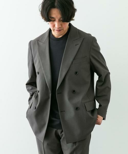 URBAN RESEARCH DOORS / アーバンリサーチ ドアーズ テーラードジャケット | 『イージーケア』LIFE STYLE TAILOR ストレッチオックスWジャケット | 詳細24