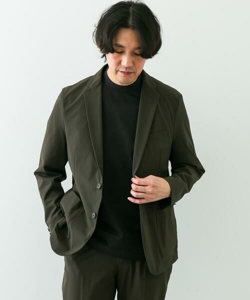 URBAN RESEARCH DOORS / アーバンリサーチ ドアーズ テーラードジャケット | 『イージーケア』LIFE STYLE TAILOR　リップストップナイロンストレッチジャケット | 詳細3