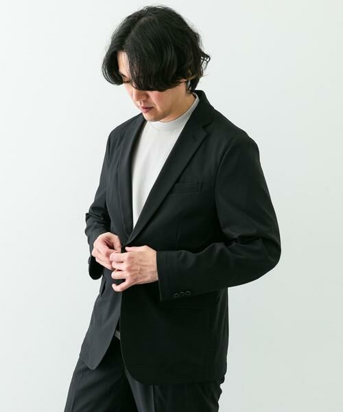URBAN RESEARCH DOORS / アーバンリサーチ ドアーズ テーラードジャケット | 『イージーケア』LIFE STYLE TAILOR　4WAYストレッチポリエステルジャケット | 詳細2