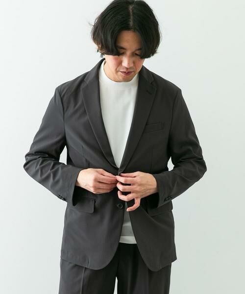 URBAN RESEARCH DOORS/アーバンリサーチ ドアーズ 『イージーケア』LIFE STYLE TAILOR 4WAYストレッチポリエステルジャケット グレー L URBAN RESEARCH DOORS/アーバンリサーチ ドアーズ 『イージーケア』LIFE STYLE TAILOR 4WAYストレッチポリエステルジャケット グレー L