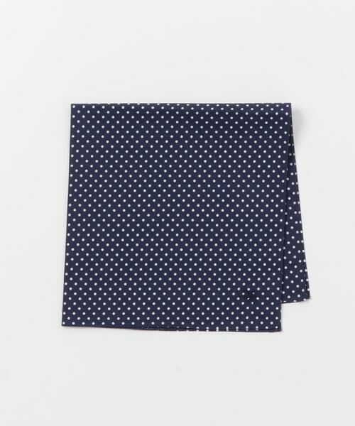 URBAN RESEARCH DOORS / アーバンリサーチ ドアーズ ハンカチ | LIFE STYLE TAILOR　ドット柄コットンハンカチ | 詳細3